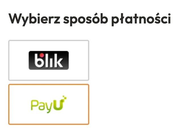 Koszyk Szkoły Triathlonu z zaznaczoną płatnością PayU